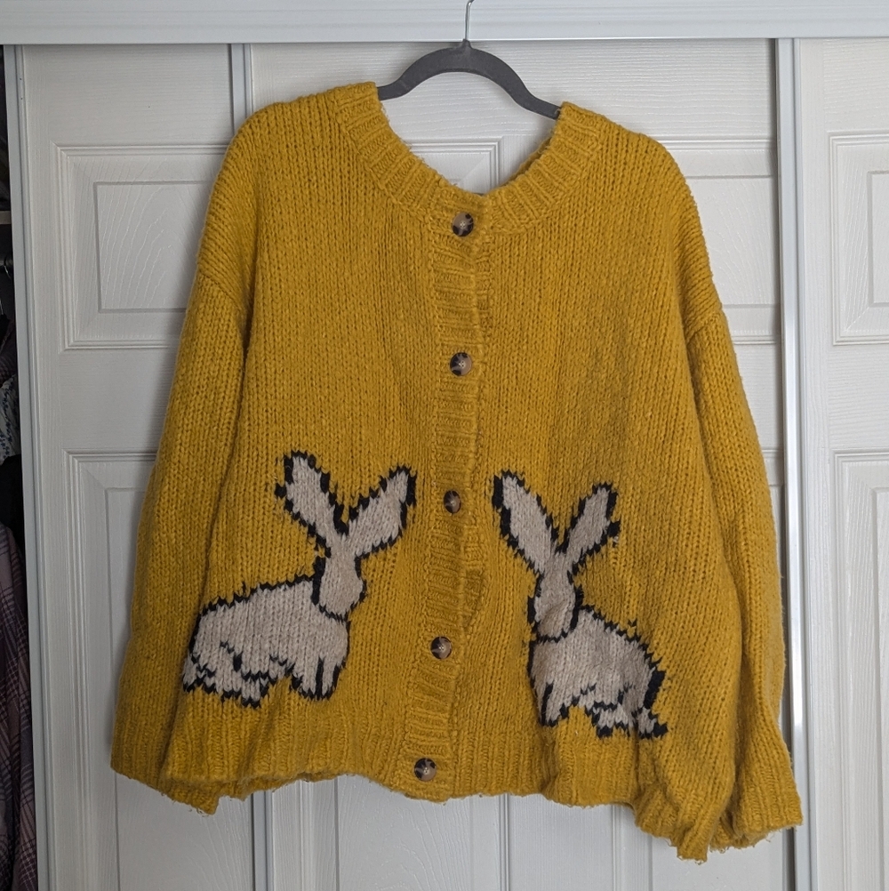 Maeve Bunny Cardigan 2X